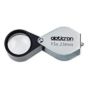 Opticron | 15x Loupe pliante en métal